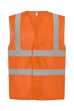 Yoko HVW120 - Hi-Vis Open Mesh Waistcoat