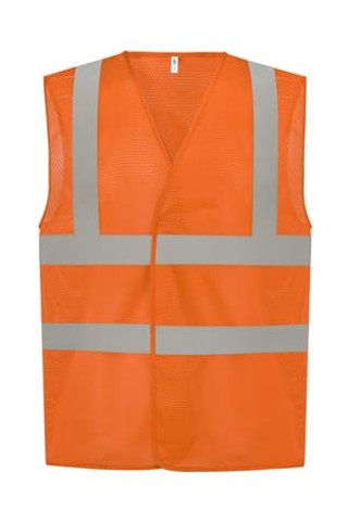 Yoko HVW120 - Hi-Vis Open Mesh Waistcoat