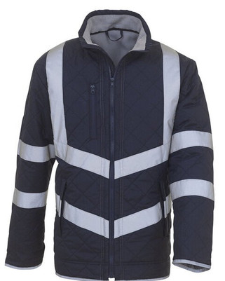 Yoko HVW706 - High Visibility Fleece Lined Safety Jacket