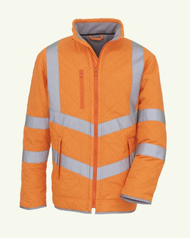 Yoko HVW706 - High Visibility Fleece Lined Safety Jacket