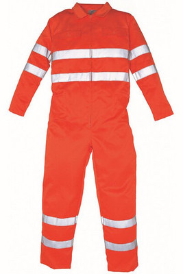 Yoko HV058 - High-Visibility Polycotton Safety Coveralls