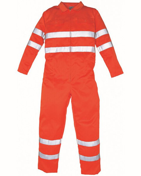 Yoko HV058 - High-Visibility Polycotton Safety Coveralls