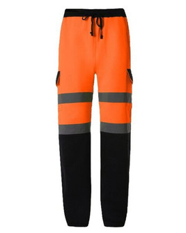 Yoko HV016T - High Visibility Reflective Jogging Pants with Pockets