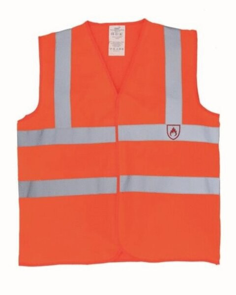 YOKO HVW100FR - HV FLAMERETARDANT WAISTCOAT CLASS 2
