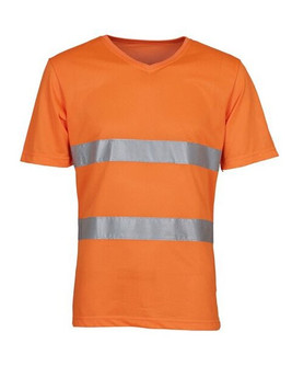 Yoko HVJ910 - High Visibility Quick Dry V-Neck Safety T-Shirt