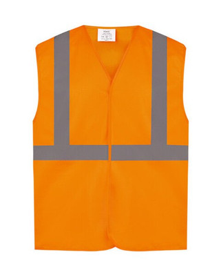 YOKO HVW118PE - HI-VIS RAILWAY WAISTCOAT