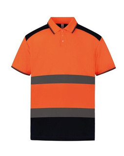 Yoko HVJ220 - High-Visibility Two-Tone Railway Safety Polo