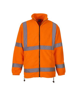 Yoko HVK08 - High-Visibility Heavyweight Safety Fleece Jacket