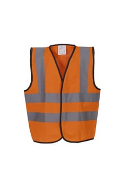 Yoko HVW100CH - Kids Hi Vis 2 Band + Brace Waistcoat
