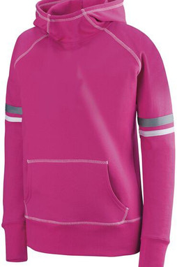 Augusta Sportswear 5441 - Girls Athletic Fleece Hoodie with Thumbholes