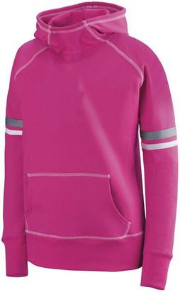 Augusta Sportswear 5441 - Girls Athletic Fleece Hoodie with Thumbholes