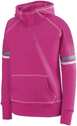 Augusta Sportswear 5441 - Girls Athletic Fleece Hoodie with Thumbholes