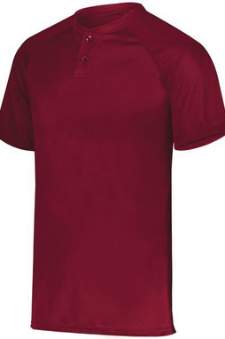Augusta Sportswear 1565 - Attain Wicking Two Button Baseball Jersey