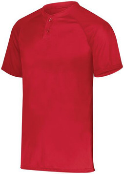 Augusta Sportswear 1566 - Youth Attain Wicking Two Button Baseball Jersey