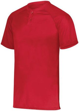 Augusta Sportswear 1566 - Youth Attain Wicking Two Button Baseball Jersey