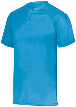Augusta Sportswear 1566 - Youth Attain Wicking Two Button Baseball Jersey