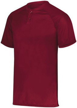 Augusta Sportswear 1566 - Youth Attain Wicking Two Button Baseball Jersey