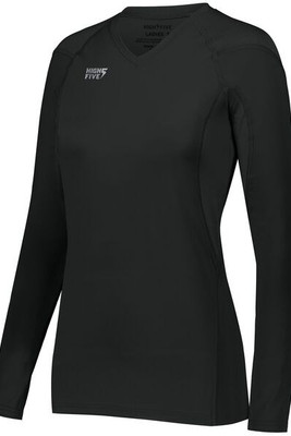 HighFive 342213 - Girls Tru Hit Long Sleeve Jersey