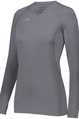 HighFive 342213 - Girls Tru Hit Long Sleeve Jersey