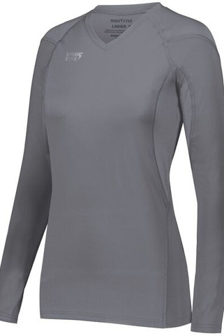 HighFive 342213 - Girls Tru Hit Long Sleeve Jersey