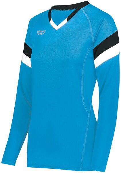 HighFive 342242 - Ladies Tru Hit Tri Color Long Sleeve Jersey
