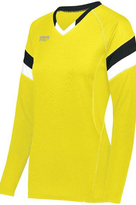 HighFive 342242 - Ladies Tru Hit Tri Color Long Sleeve Jersey