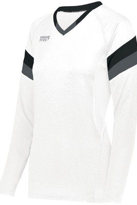 HighFive 342242 - Ladies Tru Hit Tri Color Long Sleeve Jersey