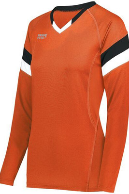 HighFive 342243 - Girls Tru Hit Tri Color Long Sleeve Jersey