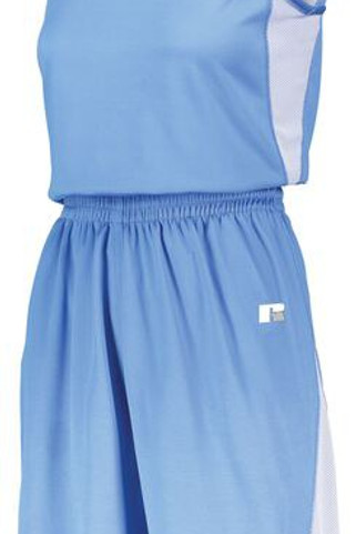 Russell 5R6DLX - Ladies Undivided Single Ply Reversible Shorts