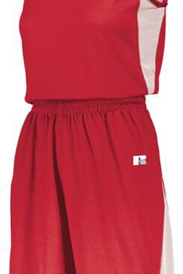 Russell 5R6DLX - Ladies Undivided Single Ply Reversible Shorts