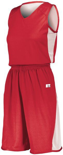 Russell 5R6DLX - Ladies Undivided Single Ply Reversible Shorts
