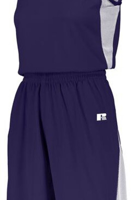 Russell 5R6DLX - Ladies Undivided Single Ply Reversible Shorts