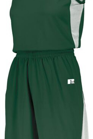 Russell 5R6DLX - Ladies Undivided Single Ply Reversible Shorts