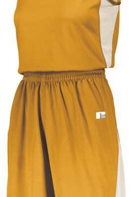 Russell 5R6DLX - Ladies Undivided Single Ply Reversible Shorts
