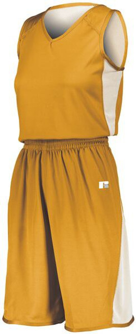 Russell 5R6DLX - Ladies Undivided Single Ply Reversible Shorts