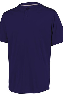 Russell 3R7X2B - Youth Performance Two Button Solid Jersey