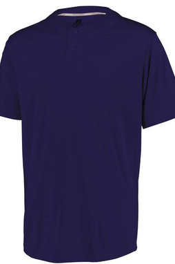 Russell 3R7X2B - Youth Performance Two Button Solid Jersey
