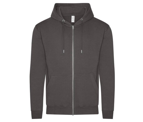 AWDIS JH250 - Eco-Friendly Organic Zipped Hoodie with Kangaroo Pockets