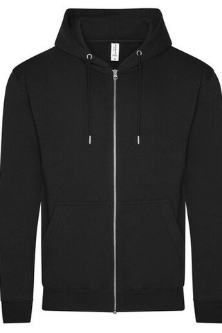 AWDIS JH250 - Eco-Friendly Organic Zipped Hoodie with Kangaroo Pockets