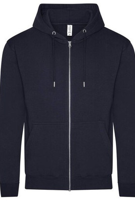 AWDIS JH250 - Eco-Friendly Organic Zipped Hoodie with Kangaroo Pockets