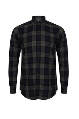 SF Men SF560 - Timeless Slim Fit Plaid Lumberjack Shirt