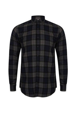 SF Men SF560 - Timeless Slim Fit Plaid Lumberjack Shirt