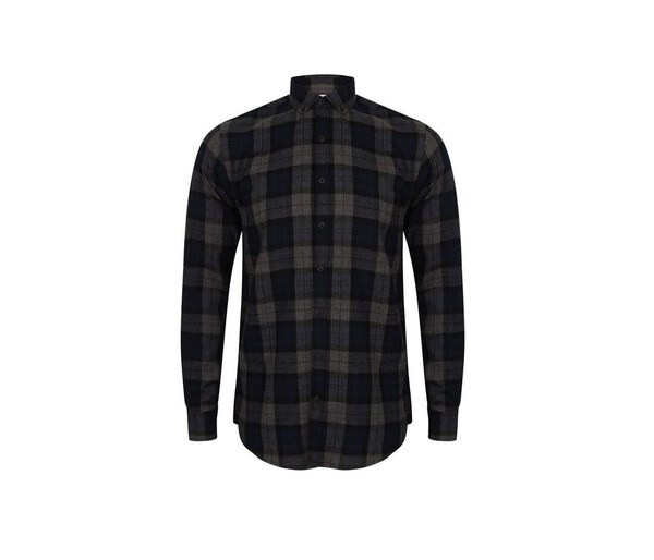 SF Men SF560 - Timeless Slim Fit Plaid Lumberjack Shirt