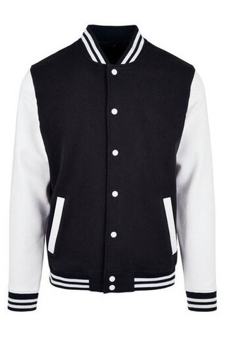 Build Your Brand BYB004 - Vintage Inspired Unisex Baseball Jacket BYB004