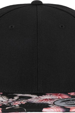 Flexfit F6089F - Floral pattern snapback cap