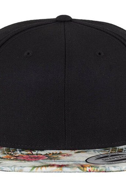 Flexfit F6089F - Floral pattern snapback cap