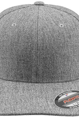 Flexfit 6277PS - Trendy Heather Gray Unisex 6-Panel Cap