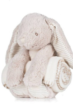 MUMBLES MM034 - Peluche lapin avec couverture
