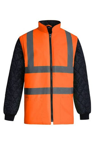 Yoko YK008SL - Quilted parka with detachable sleeves