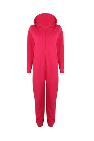 SF Men SF470 - Unisex Slim Fit Hooded Pajama Onesie